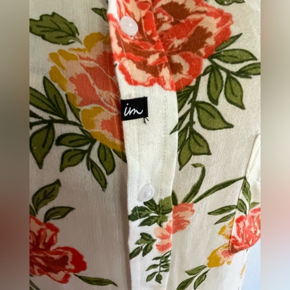 Never Established 100% Rayon Flowy Blouse SZ XXL - Picture 8 of 8